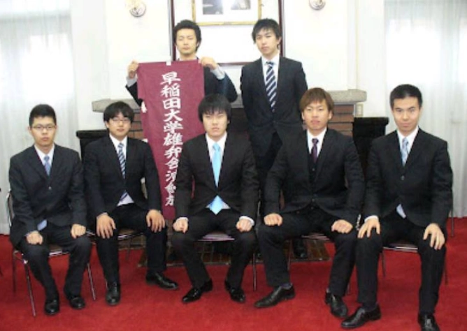 早稲田大学雄弁会で活動していた頃